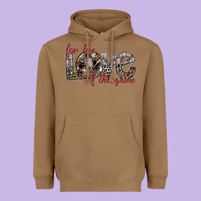 For The Love Of The Game Heavyweight Hoodie Designed By Sublimationcraftshop