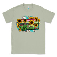 Matcha Montana Map Sunflower Cactus Serape Classic Tee - RanaPortraitStore