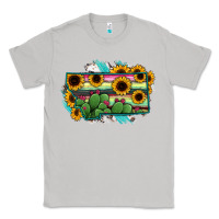 Moon Dust Montana Map Sunflower Cactus Serape Classic Tee - RanaPortraitStore