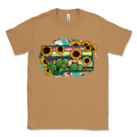 Toasted Coconut Montana Map Sunflower Cactus Serape Classic Tee - RanaPortraitStore