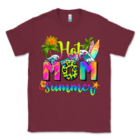 Burgundy mom summer Classic Tee - RanaPortraitStore