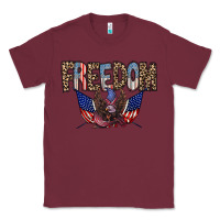Burgundy freedom Classic Tee - RacoonDesign
