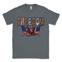 Charcoal Heather freedom Classic Tee - RacoonDesign