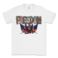 White freedom Classic Tee - RacoonDesign