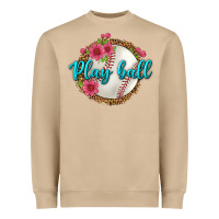Play Ball Baseball Heavyweight Sweatshirt | Teevron