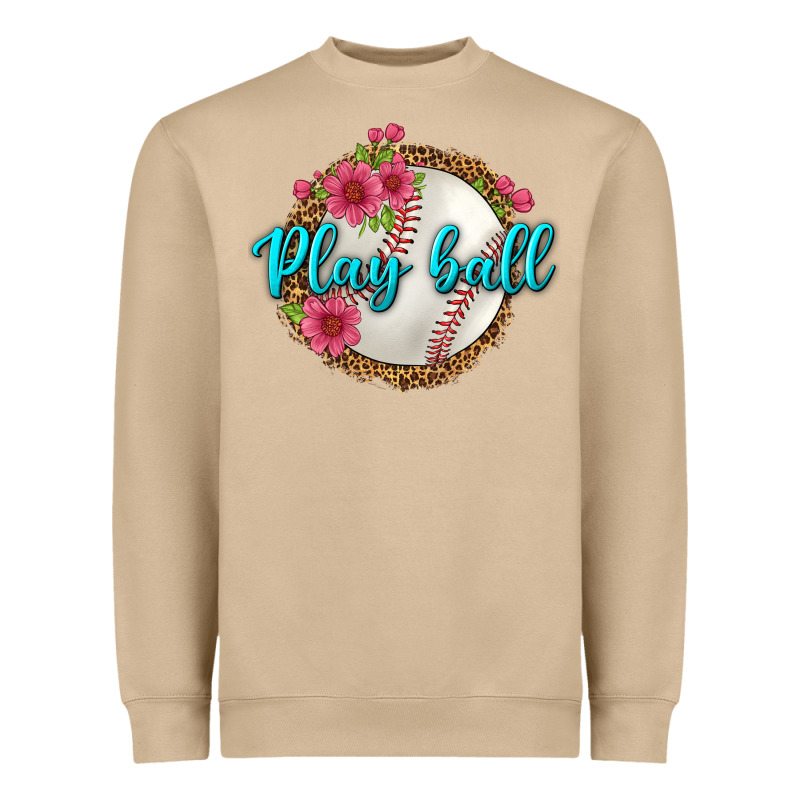 Play Ball Baseball Heavyweight Sweatshirt by BundleAndBundleShop | Teevron