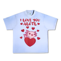 Grape Ice i love you alotl aolotl valentine's day heart aolotl lover Urban Heavy Tee - lanVoArt