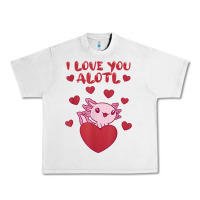 Lunar Rock i love you alotl aolotl valentine's day heart aolotl lover Urban Heavy Tee - lanVoArt