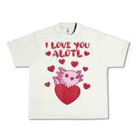 Pistachio i love you alotl aolotl valentine's day heart aolotl lover Urban Heavy Tee - lanVoArt