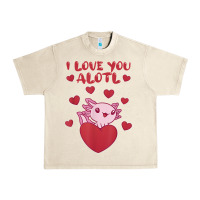 Sandshell i love you alotl aolotl valentine's day heart aolotl lover Urban Heavy Tee - lanVoArt