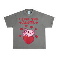 Tornado i love you alotl aolotl valentine's day heart aolotl lover Urban Heavy Tee - lanVoArt