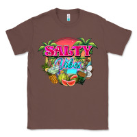 Chestnut Salty vibes summer Classic Tee - NancyCooperArtShop