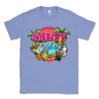 Colony Blue Salty vibes summer Classic Tee - NancyCooperArtShop