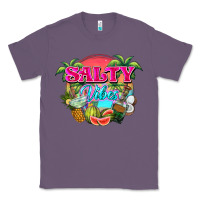 Lavender Salty vibes summer Classic Tee - NancyCooperArtShop