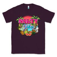 Plum Salty vibes summer Classic Tee - NancyCooperArtShop