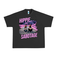 Pigment Black hippie sabotage aesthetic style photo with text Urban Heavy Tee - lanVoArt