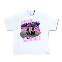 White hippie sabotage aesthetic style photo with text Urban Heavy Tee - lanVoArt