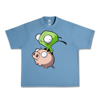 Pebble Blue invader zim Urban Heavy Tee - lanVoArt