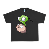 Pigment Black invader zim Urban Heavy Tee - lanVoArt