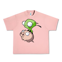 Salmon invader zim Urban Heavy Tee - lanVoArt