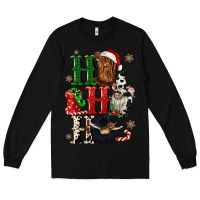 Black ho ho ho heifer cow gnomies Long Sleeve Tee - CowGirlArtShop