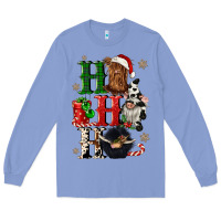 Colony Blue ho ho ho heifer cow gnomies Long Sleeve Tee - CowGirlArtShop