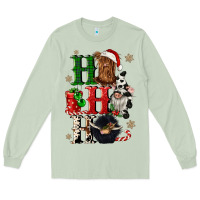 Matcha ho ho ho heifer cow gnomies Long Sleeve Tee - CowGirlArtShop