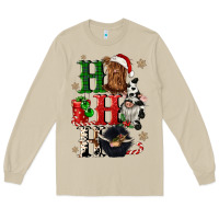 Mushroom ho ho ho heifer cow gnomies Long Sleeve Tee - CowGirlArtShop