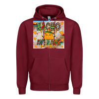 Burgundy Nacho Average God mother Zipper Hoodie - CowhideDigitalArt