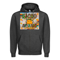 Charcoal Heather Nacho Average God mother Zipper Hoodie - CowhideDigitalArt