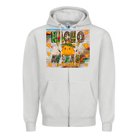 Dove Grey Nacho Average God mother Zipper Hoodie - CowhideDigitalArt