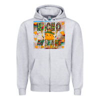 Heather Grey Nacho Average God mother Zipper Hoodie - CowhideDigitalArt