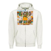 Oatmeal Heather Nacho Average God mother Zipper Hoodie - CowhideDigitalArt