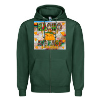 Sports Green Nacho Average God mother Zipper Hoodie - CowhideDigitalArt