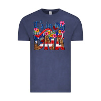 Vintage Denim its in my dna puerto rico Vintage Tee - texasbilliewilder