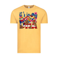 Vintage Mustard its in my dna puerto rico Vintage Tee - texasbilliewilder