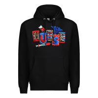 Black usa nurse Premium Hoodie - RanaPortraitStore