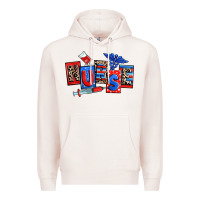 Pale Pink usa nurse Premium Hoodie - RanaPortraitStore