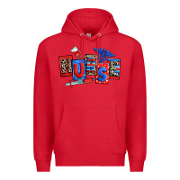 Red usa nurse Premium Hoodie - RanaPortraitStore