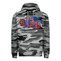 Slate Camo usa nurse Premium Hoodie - RanaPortraitStore