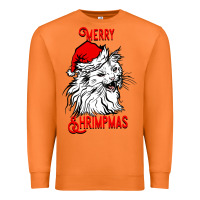 Carrot Merry Christmas Cat Premium Sweatshirt - SublimationCraftShop