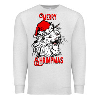 Oatmeal Heather Merry Christmas Cat Premium Sweatshirt - SublimationCraftShop