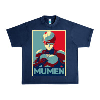 Navy mumen rider 10 Urban Heavy Tee - lanVoArt