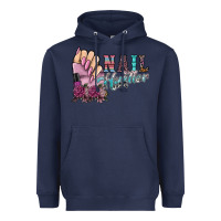 Navy nail hustler Heavyweight Hoodie - SublimationCraftShop
