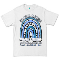 White we wear blue for autism awareness accept understan Premium Tee - Artiststas