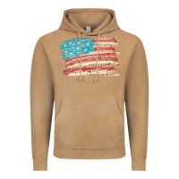 Vintage Camel American flag with leopard Vintage Hoodie - HowdyJamesFarm
