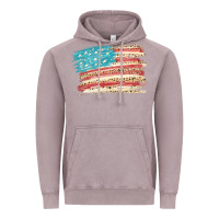 Vintage Zinc American flag with leopard Vintage Hoodie - HowdyJamesFarm