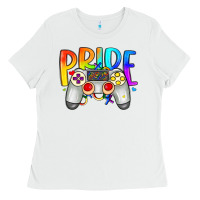 White pride gaymer Ladies Tee - Artiststas