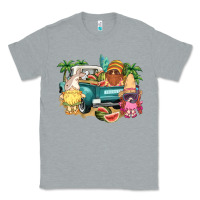 Heather Grey summer gnomies truck Classic Tee - NancyCooperArtShop