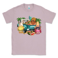 Lilac summer gnomies truck Classic Tee - NancyCooperArtShop